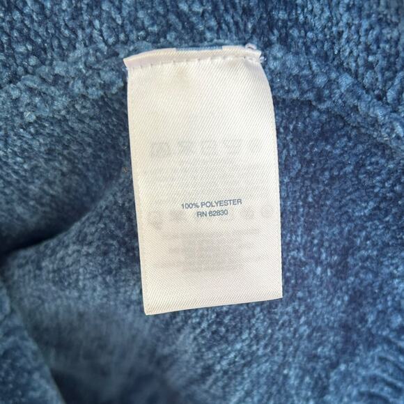 Lands' End Women's Blue Chenille Cowl Neck Sweater Size Medium Tall 10-12 - Picture 4 of 5